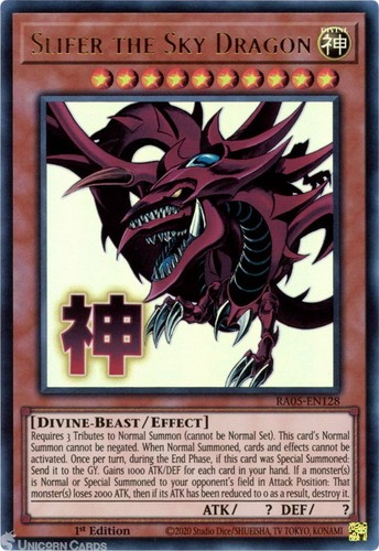 Ra05 en128 slifer the sky - ra05-en128,