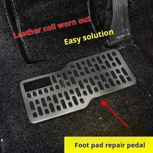 Car floor stainless - car, heel