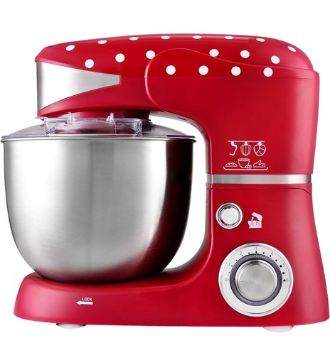 Red polka dot stand - stand, mixer