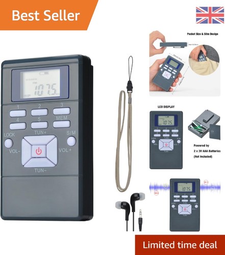 Portable mini pocket radio - pocket, fm