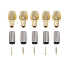 2X(5pcs SMA Male Plug  Coaxial