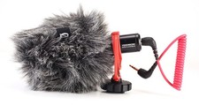 Rode VideoMicro Ultra Compact On Camera Microphone &Shock Mount Cable Windshield