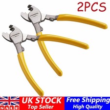 2Set Electric Cable Wire Cutter Stripper Pliers Crimper Electrician Tools Kit