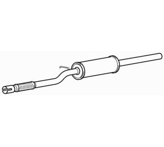 Centre exhaust middle - centre,