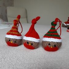 Christmas Robin Tree Decorations X 3