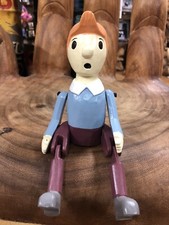 ChiselCraft Wooden Shelf Sitter Character Tin Tin Handmade Nostalgia