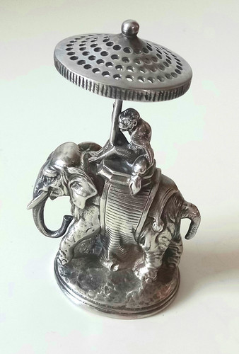 Christofle toothpick holder - -,