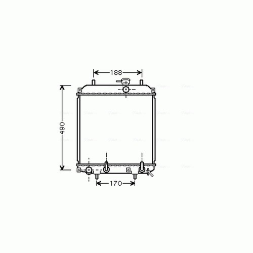 Radiator for daihatsu charade - daihatsu,