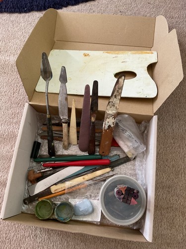 Box vintage bits pieces - box,