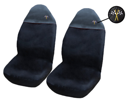 Black car seat covers - 2,