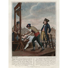 Execution Robespierre Guillotine French Revolution Huge Wall Art Poster Print