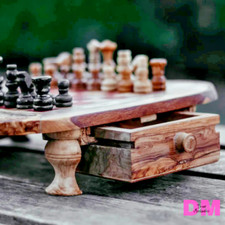 Large Handmade Olive Wooden