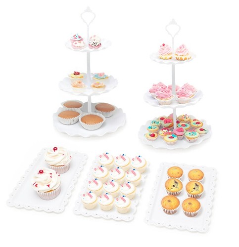 Cake stand and appetiser - cake,