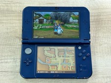 RANK  B+ IPS Nintendo New 3DS XL Metallic Blue Console IPS Top Japan D5180