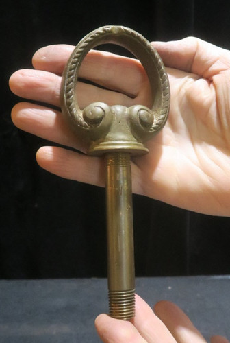 Massive brass lamp - brass, chandelier