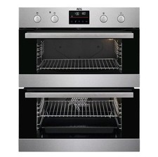 AEG DUB535060M 6000 Series Built-Under Electric Double Oven Stainless/Black  NEW
