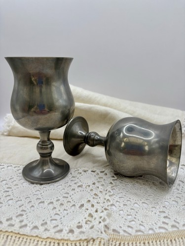 Vintage pewter wine - vintage,