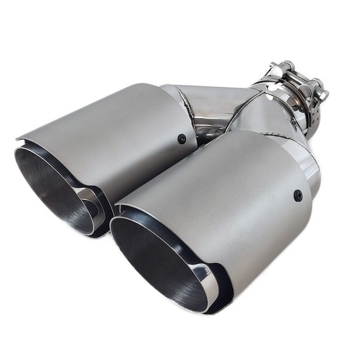 Twin exhaust tip - tip, pipe