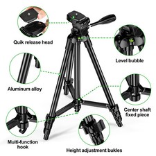 Elikliv Laser Level Tripod Lightweight Aluminum Stand Tripod For Rotary Lasers