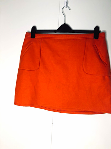 Primark orange mini skirt - primark,