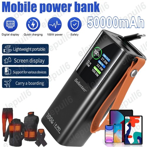 New 50000mah power bank 100w - new,
