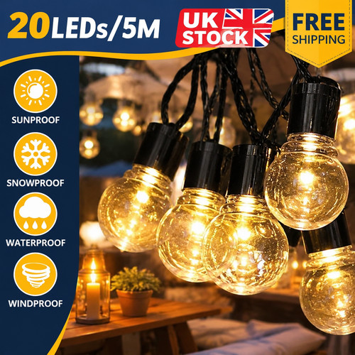 Led retro solar string - 20,