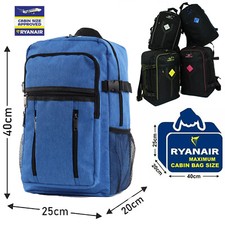 40x20x25 Ryanair Under Seat Carry Luggage Backpack - TRAVEL FLIGHT CABIN BAG