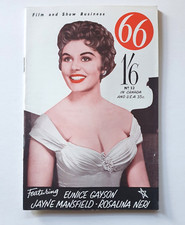 66 Magazine # 32 - Photos of Jayne Mansfield & Others - Vintage Glamour - 1958