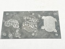 VINTAGE LETTERPRESS ADANA ADVERTSING PRINTER PLAQUE JOHNS BIKES - BATH SOMERSET 