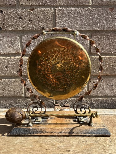 Antique brass dinner - antique,