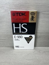 TDK HS180 VHS Cassette Blank