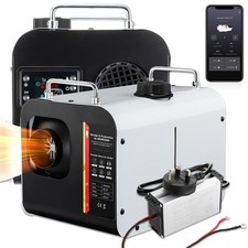 8KW 12V 24V 220V Air Diesel Heater Bluetooth APP Remote + Adapter RV Campervan