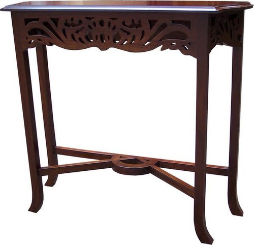 Mahogany console table hall - table,