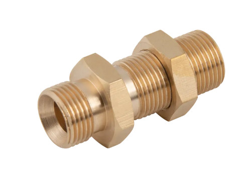 Brass bsp male bulkhead slim - bulkhead,