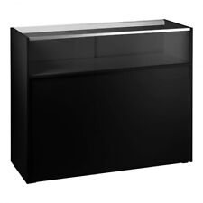 Shop display counter  BLACK  HIGH GLOSS shop display table retail - code:6210901