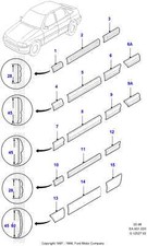 GENUINE FORD ESCORT/ORION REAR