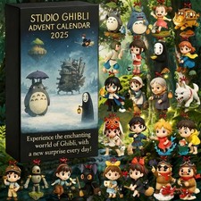 Studio Ghibli Advent Calendar 3D Neighbor Totoro Mini Figure Kid Collect Toy GM3