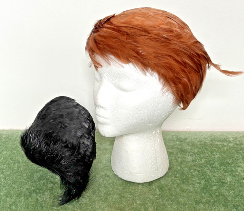 Two vintage feather cocktail - vintage,