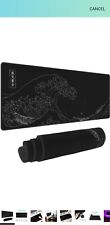 Large Anime Black Mouse Pad Mat The Great Wave off Kanagawa Japan