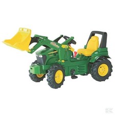 John Deere Childrens Pedal 7930 Premium Tractor With Loader Kids RideOn Farm Toy