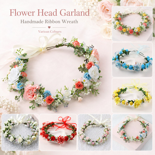 Flower head garland - flower,