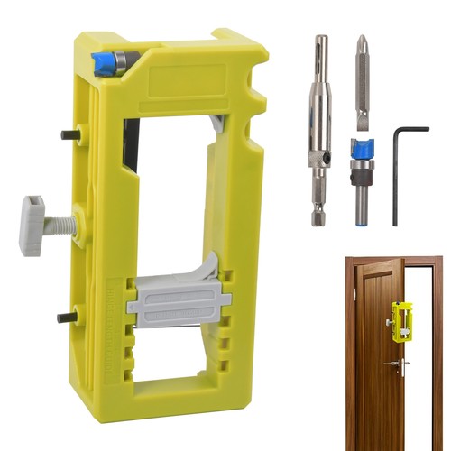 Door hinge routing jig - door,