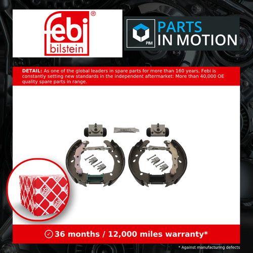 Brake shoes set 47162 febi - shoes,