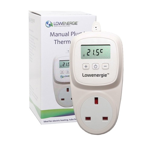 Plug thermostat electric - plug, in