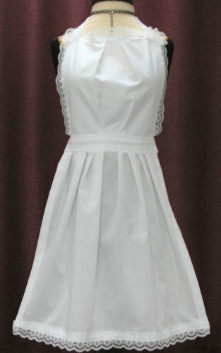 Full victorian maid apron - full,