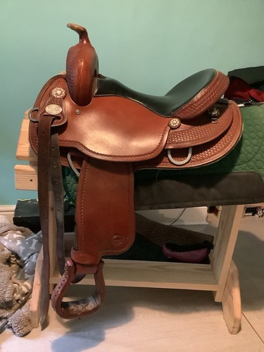 Western saddle made - western,