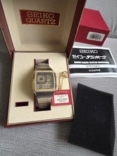 Vintage Seiko G757 4030 watch Box And Papers 