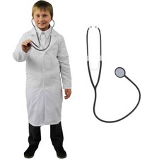 CHILDS WHITE LAB COAT ADD