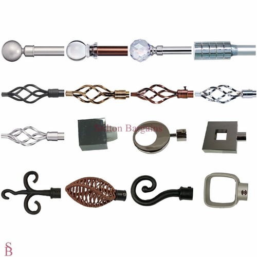 Curtain pole finials for - curtain,