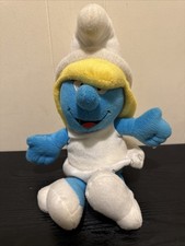 The Smurfs Smurfette 15" Plush Soft Toy 2011 Play By Play, excellent condition